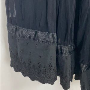 Beautiful Pleated Full Skirt Eyelet